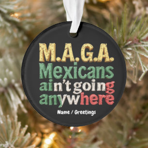 Fierté M.A.G.A. Les Mexicains Ne Partent Nulle Par