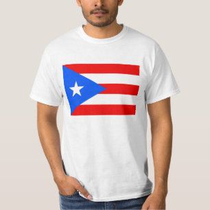 Fierté portoricaine du T-shirt de drapeau de