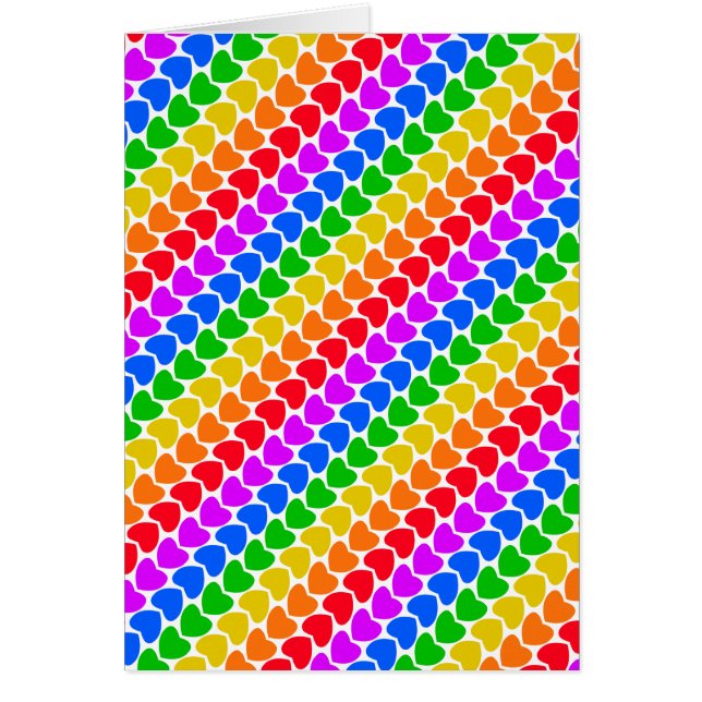 Fierté Rainbow Heart Line (Devant)