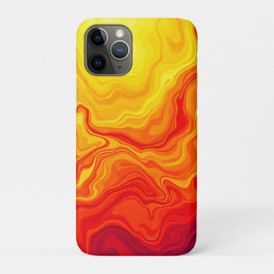 Fiery Abstract Flow Art iPhone 11 Pro Case