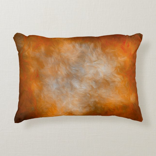 Fiery Accent Pillow (Front)