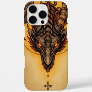 Fiery Ancient Dragon Fantasy Art iPhone 16 Pro Max Case