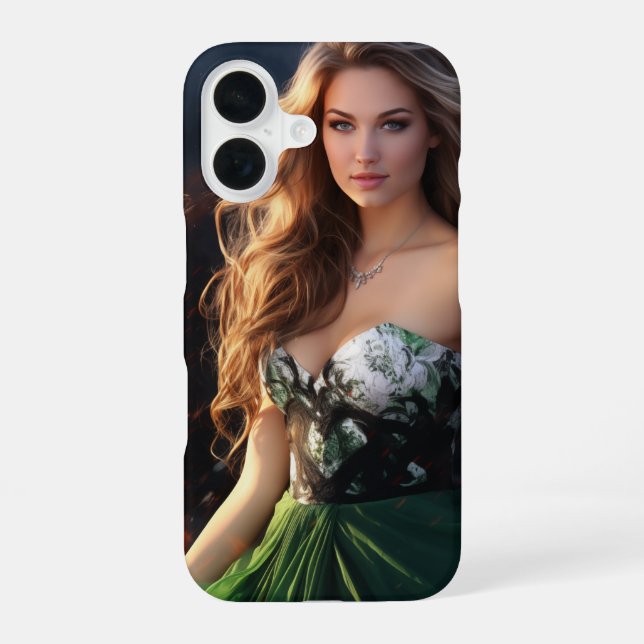 Fiery Beauty iPhone 16 Case (Back)