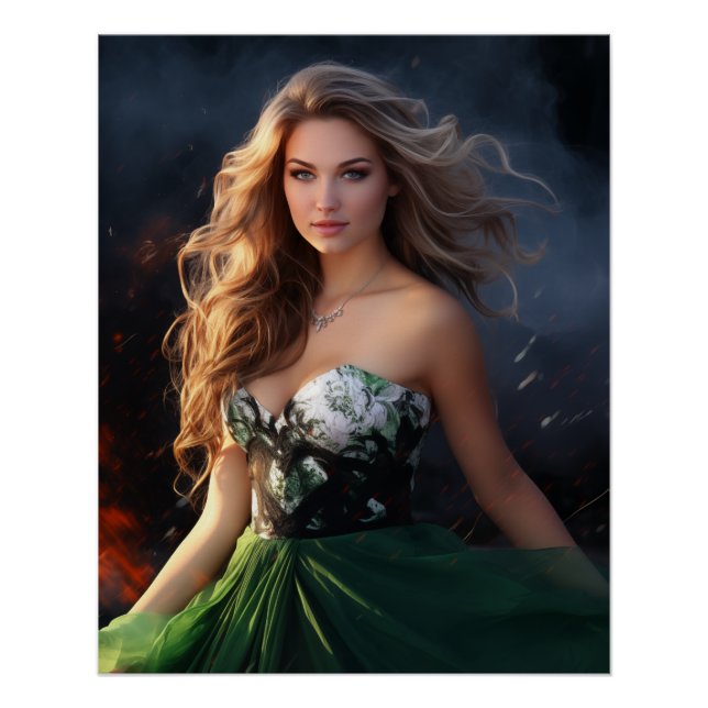 Fiery Beauty Poster (Front)
