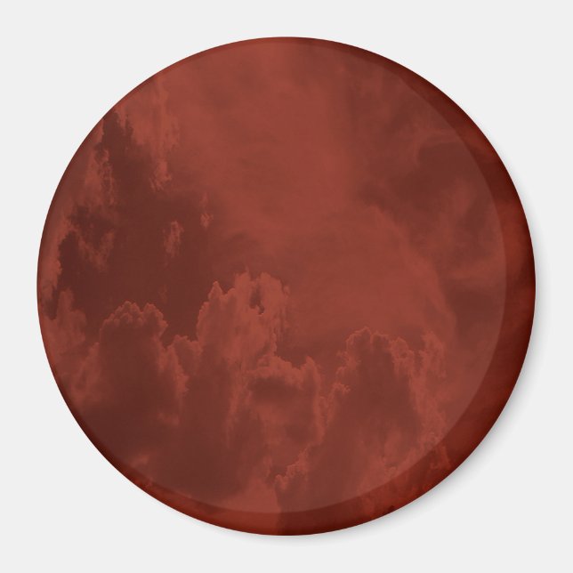 Fiery clouds... magnet (Front)