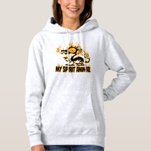 Fiery Crispy Dragon Spirit Animal Hoodie