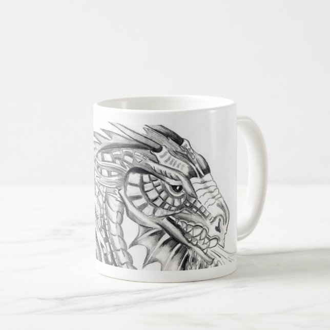 Fiery Dragon Mug (Front Right)