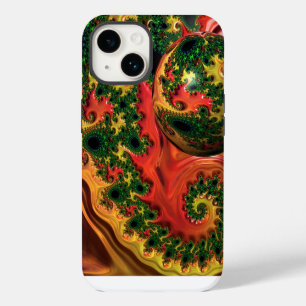 Fiery Elegance - A Study in Complexity  iPhone 14 Case