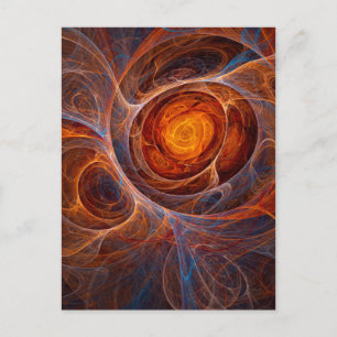 Fiery eye postcard