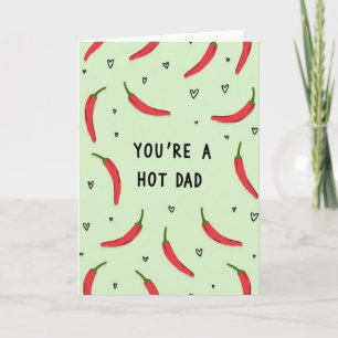 Fiery Fathers Day Card