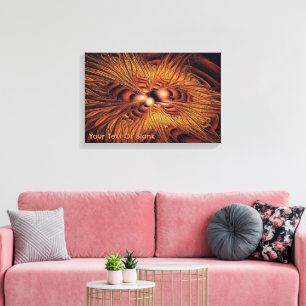 Fiery Filaments Canvas Print