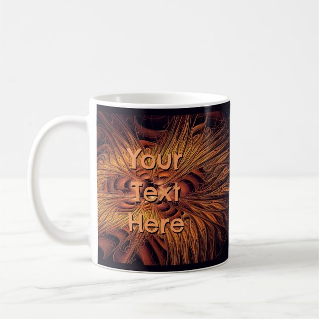Fiery Filaments Coffee Mug (Left)