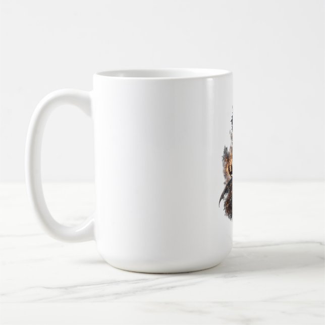 Fiery Fist Hero Coffee Mug (Left)