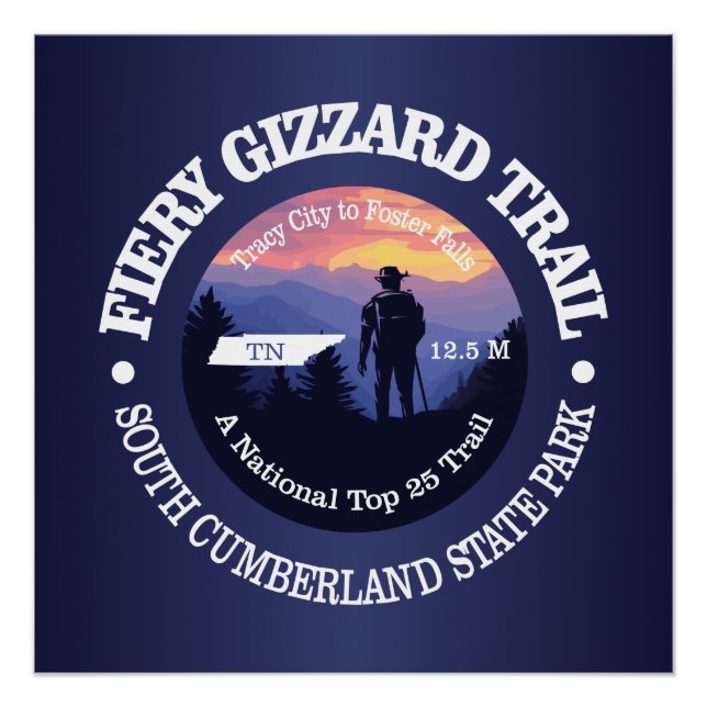 Fiery Gizzard Trail (rd2) Poster (Front)