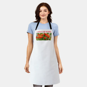 Fiery Lily-Flowered Orange Tulips Apron
