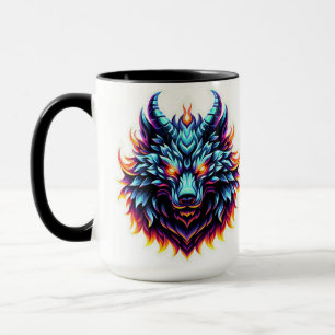 Fiery “Lunar Guardian” Mug