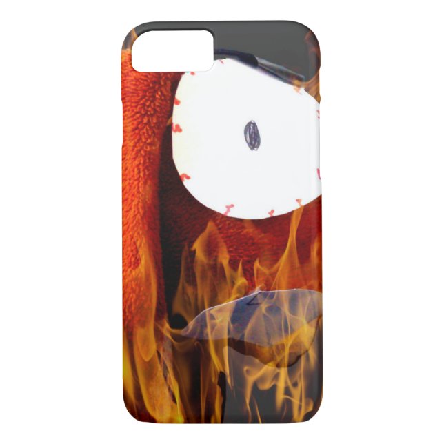 Fiery Mad Brian Case-Mate iPhone Case (Back)