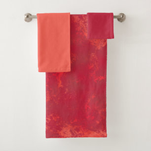 Fiery Mirage Bath Towel Set