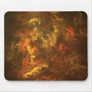 fiery mouse pad