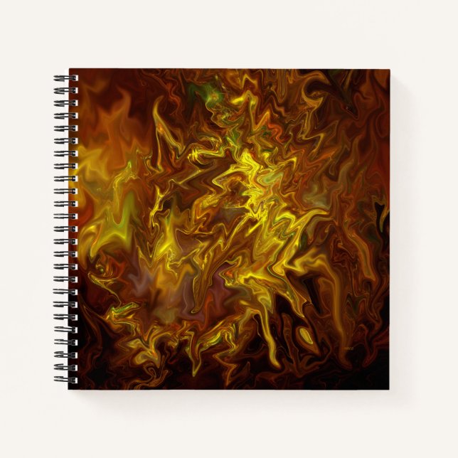 Fiery Nebula.... Notebook (Front)