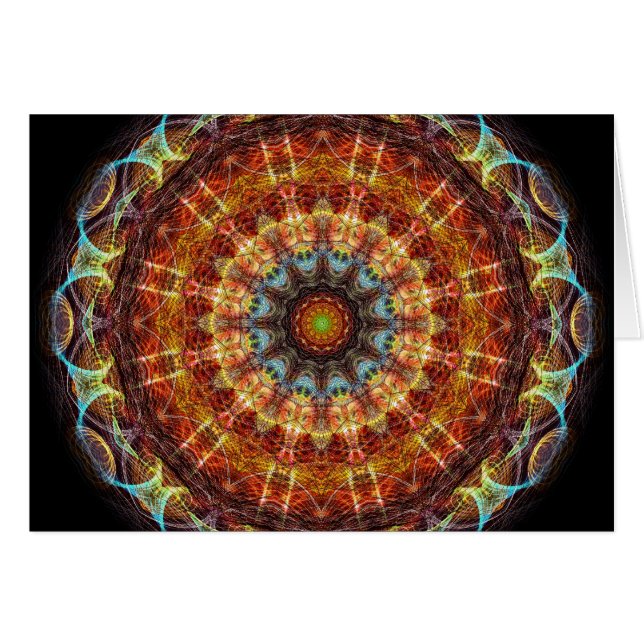 Fiery Needlework kaleidoscope (Front Horizontal)
