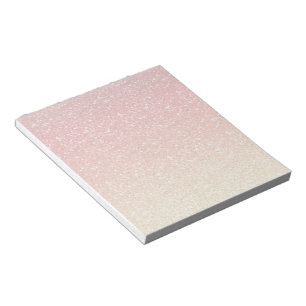Fiery Ombre with Glitter Effect Notepad