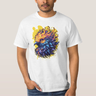 Fiery Phoenix Bird Art T-Shirt