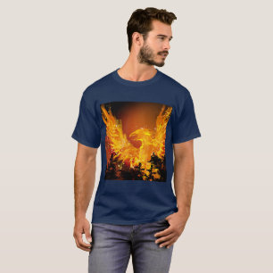 Fiery Phoenix design ( no P) T-Shirt