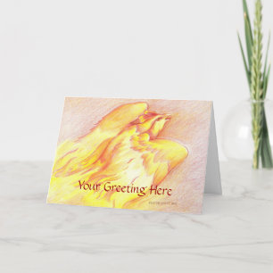 Fiery Phoenix Greeting Card