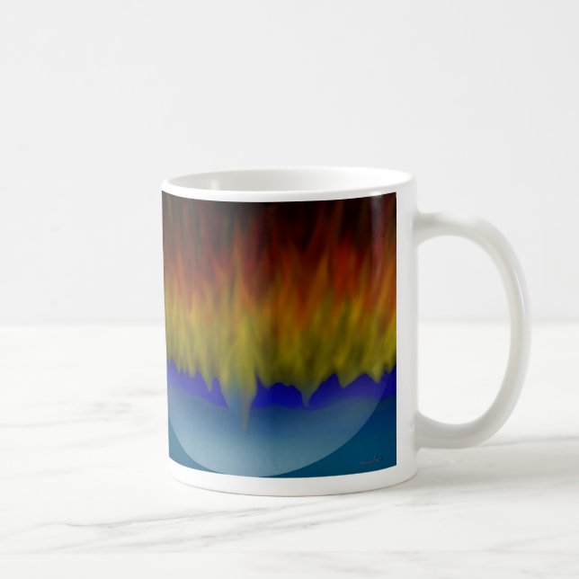 Fiery reflections mug (Right)
