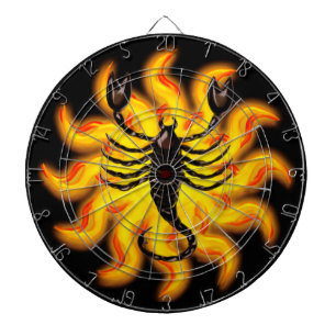 Fiery Scorpio Dartboard
