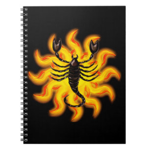 Fiery Scorpio Notebook