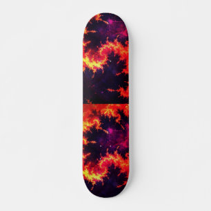 Fiery Skateboard