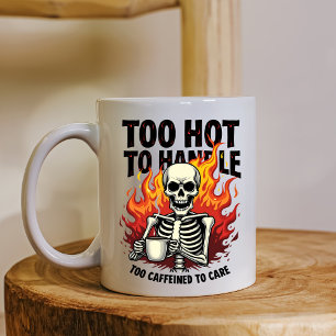 Fiery Skeleton Coffee Mug