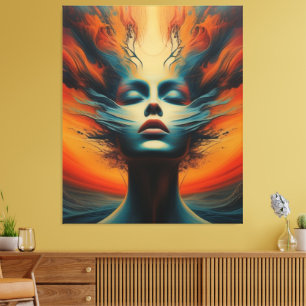 Fiery Soul Canvas Print