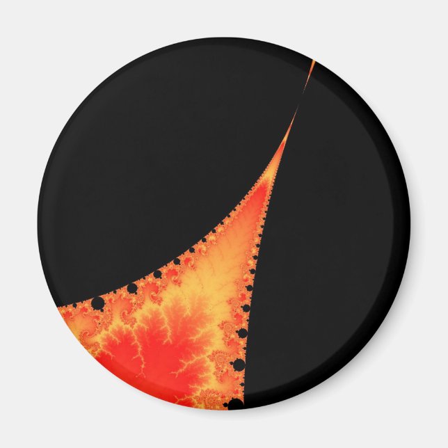 Fiery Stalagmite Magnet (Front)