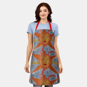 Fiery Sun Apron