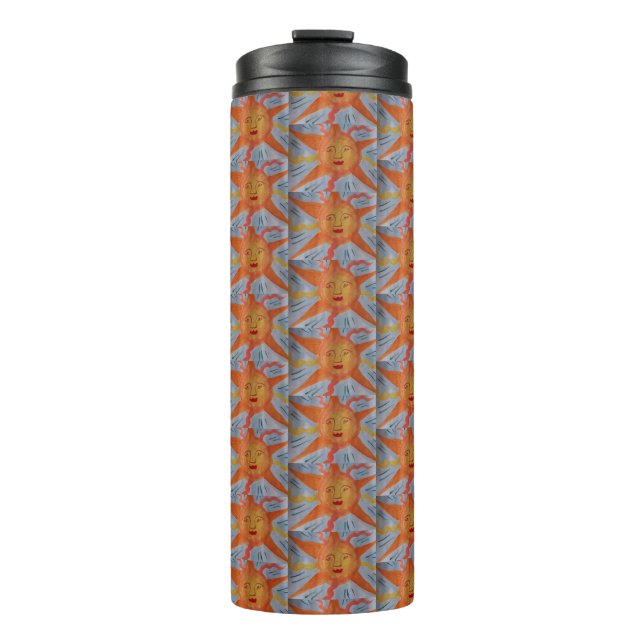 Fiery Sun Thermal Tumbler (Front)