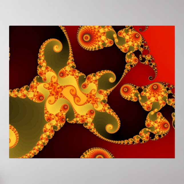 Fiery Tentacles Poster (Front)