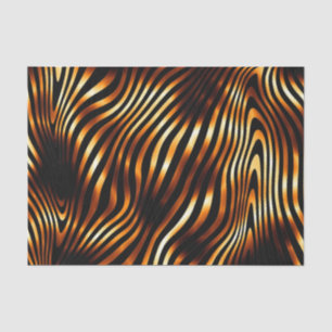 Fiery Tiger Stripes Tissue Paper