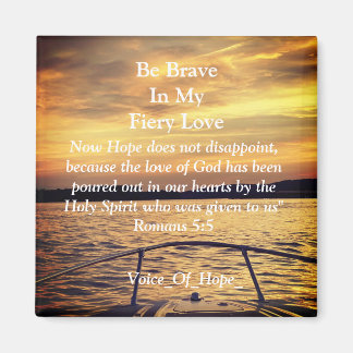 Fiery Voice of Hope Magnet