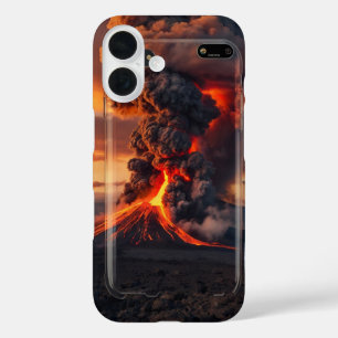 Fiery Volcano Horizon iPhone 16 Case