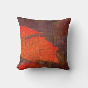 Fiery Wall Throw Pillow