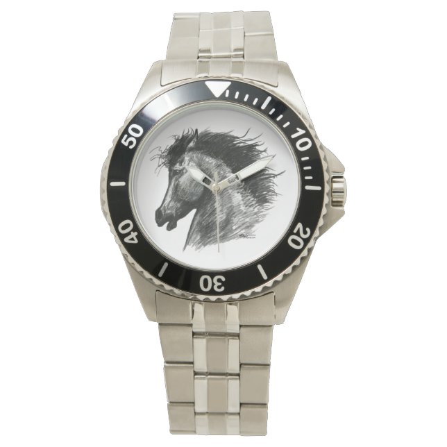 Fiery Wild Horse Watch (Front)