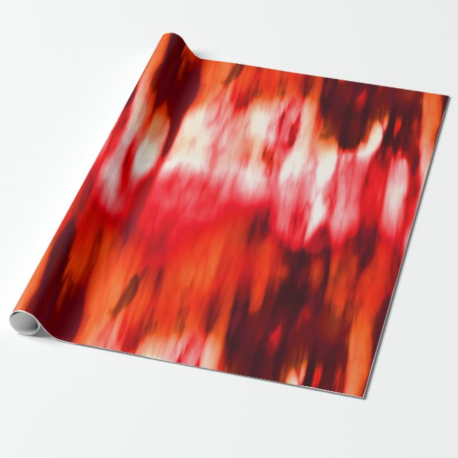Fiery Wrapping Paper (Unrolled)