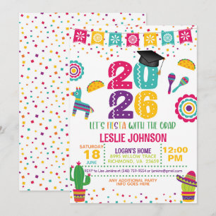Fiesta 2026 Graduation Invitation