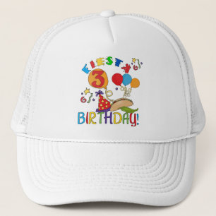 Fiesta 3rd Birthday T-shirts and Gifts Trucker Hat
