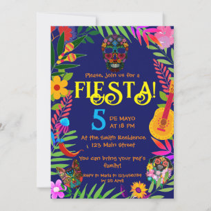 "Fiesta !" 5 invitation de Mayo