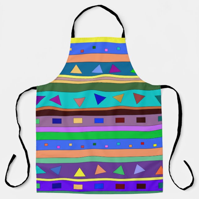 Fiesta Allover Print Apron (Front)