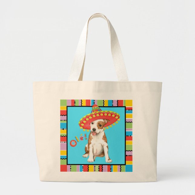 Fiesta Am Staff Large Tote Bag (Front)